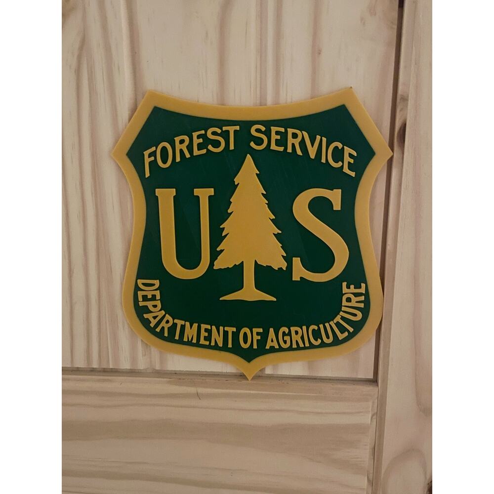 US Forest Service Department of Agriculture Sign